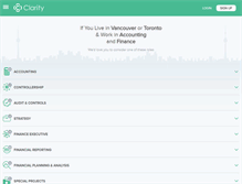Tablet Screenshot of findingclarity.ca